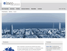 Tablet Screenshot of ineocorporate.com